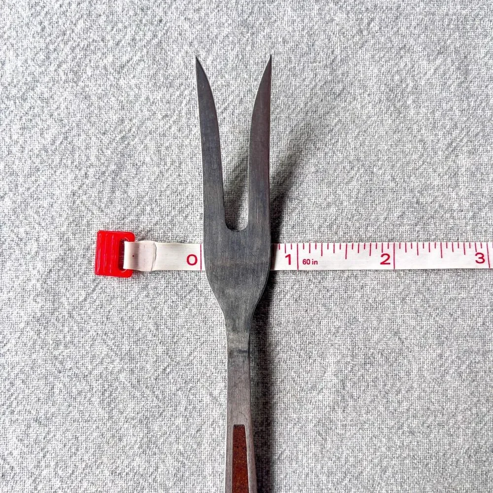 Vintage 1960s Otagiri Serving Forks, Servers & Knife Set - Lot of 5 - MCM